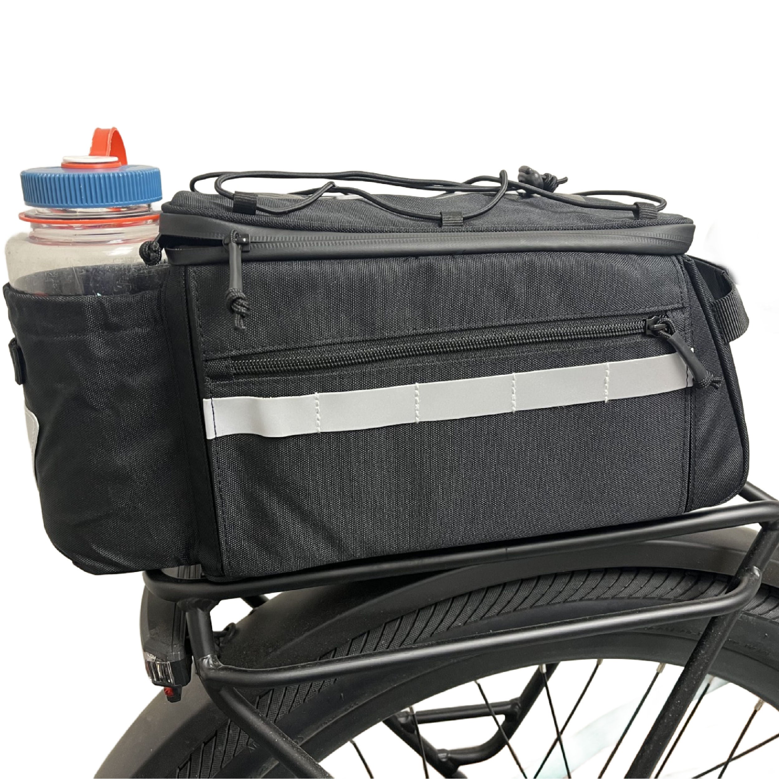 MIK Trunk Bag Big Momma Bicycle Rack Bag - Compatible with MIK (works only with MIK Rack - not Included)