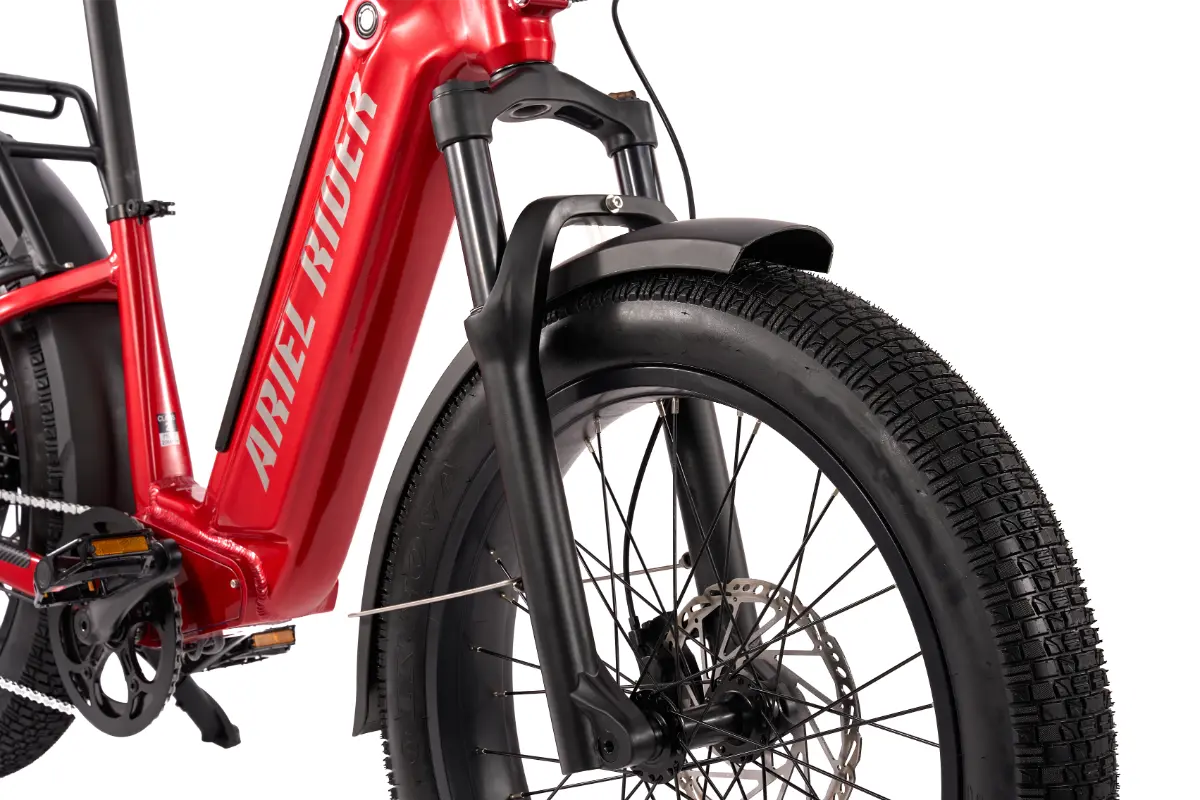 Air suspension fork