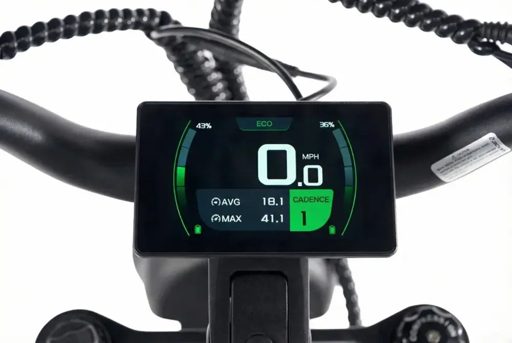 Cadence Sensor
- Motor assist is based on pedal cadence.
display preview