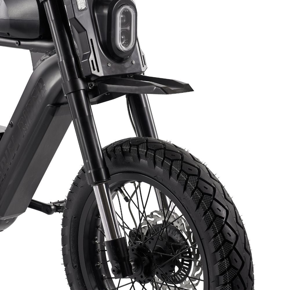 100mm thru-axle fork with lockout