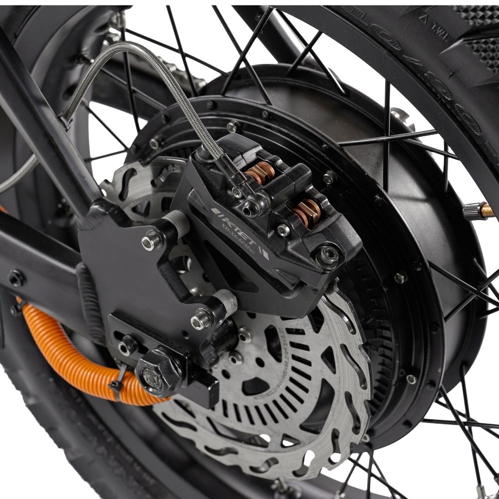 6-piston brakes built for 60 mph