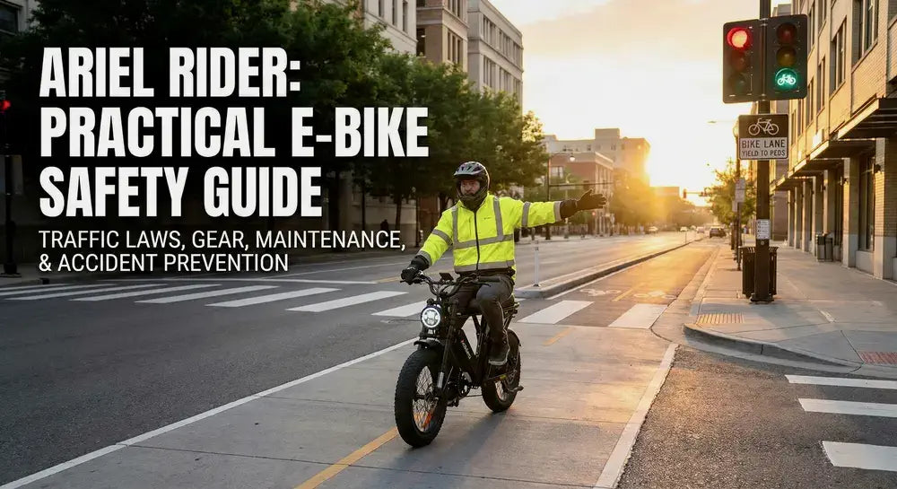 E‑Bike Safety Guide: Rules, Gear & Quick Wins | Ariel Rider