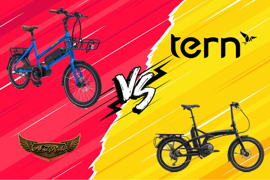Tern Vektron vs. Ariel Rider. Which electric folding bike is better?