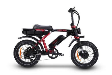 The Grizzly electric bike from Ariel Rider, featuring a sturdy and powerful design with a high-performance motor and long-lasting dual-battery for a reliable and efficient ride.