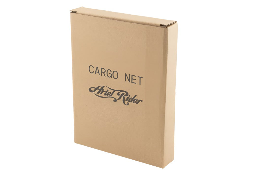 Ariel Rider Cargo Net Packaging - Brown Cardboard Box for E-Bike Basket Net with Secure Holding Hooks