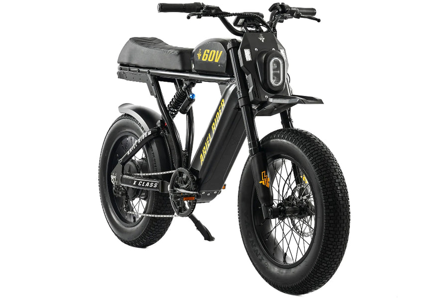 Ariel Rider X-Class 60V PPB private-property off-road model with advanced suspension and dual-battery capability #Version_Performance