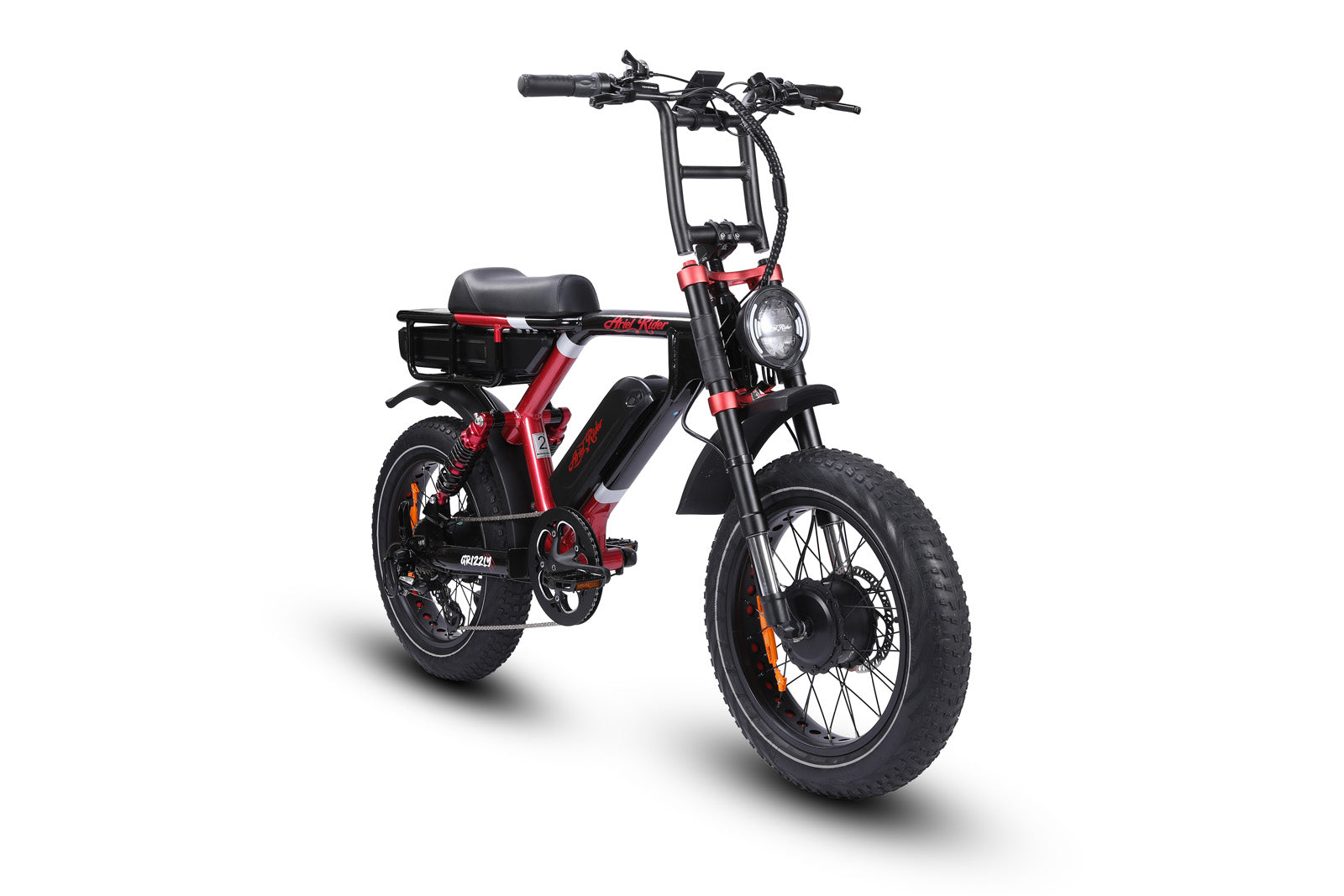 Ariel_Rider_ebikes_-_Grizzly_AWD_electric bike_-_red_Color_-_dual_motor - full suspension - 1000W