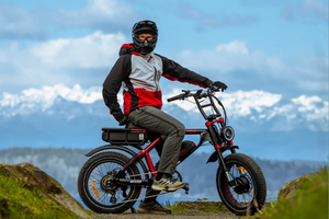 Ariel_Rider_ebikes_-_Grizzly_AWD_electric bike_-_red_Color_-_dual_motor - full suspension 1000w -  mountains