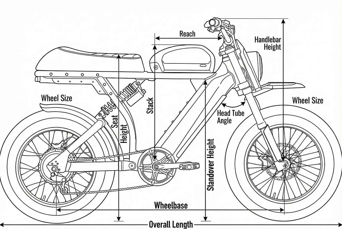 Frame geometry diagram