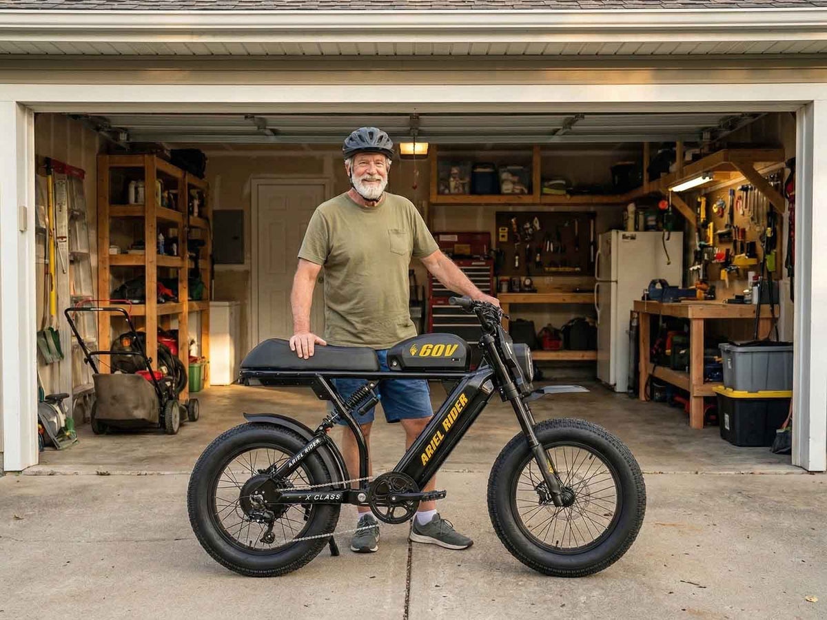 Weekend Ariel Rider e-bike session with moderate assist