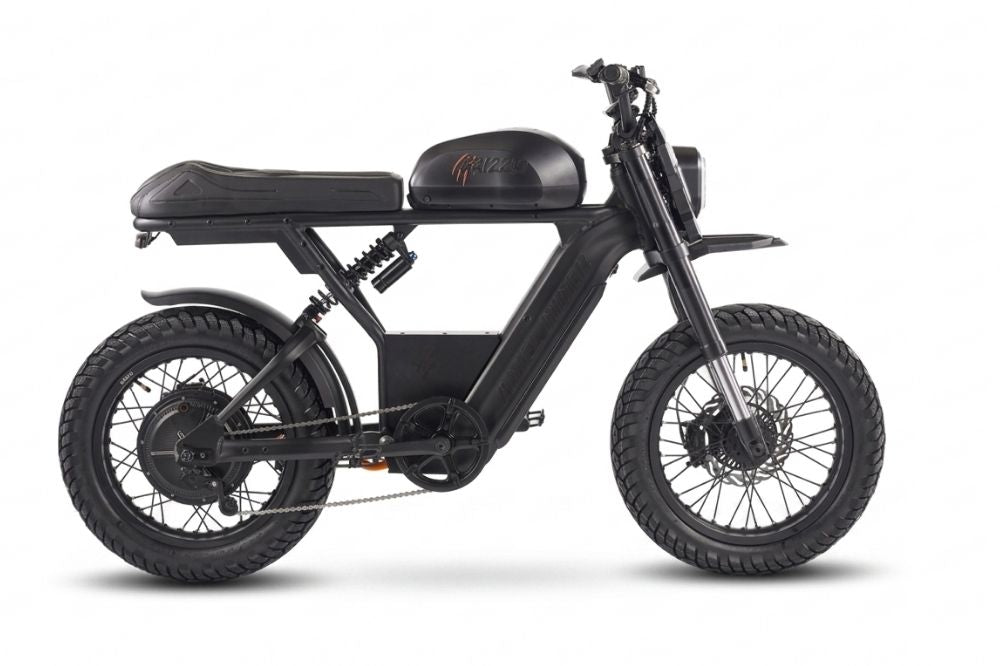 Grizzly 72V - PPB Power Performance Bike for private-property and off-road use, giveaway prize, studio side view