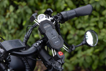 Load image into Gallery viewer, Handlebar-mounted phone holder for e-bikes, suitable for handlebar diameters from 22mm to 32mm.