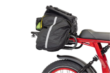 Load image into Gallery viewer, Shockproof bicycle rear rack bag with padded interior, protecting delicate items during transit.