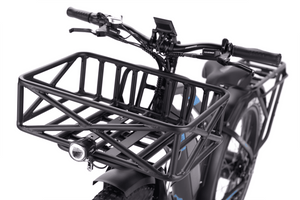 Weather-resistant bike cargo basket designed for durability in various riding conditions